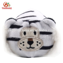 ICTI aprovado plush macio branco tigre filhote de brinquedo